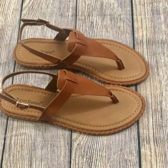 Thong leather sandals - Picture 2 of 2